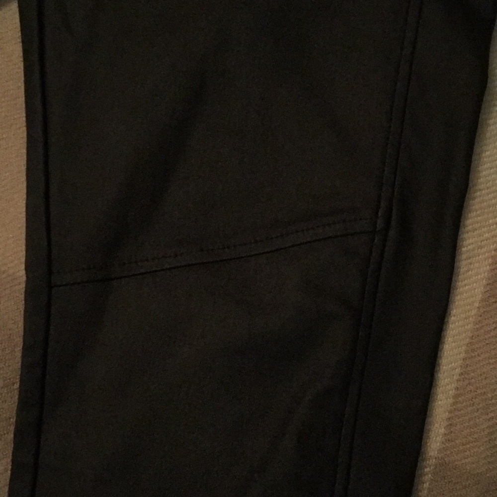 Janet Paris black shimmery pants size M - Picture 2 of 2